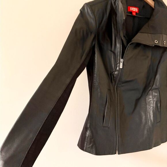 Kirna Zabete for Target Leather Jacket in Black Size S - Picture 2 of 7
